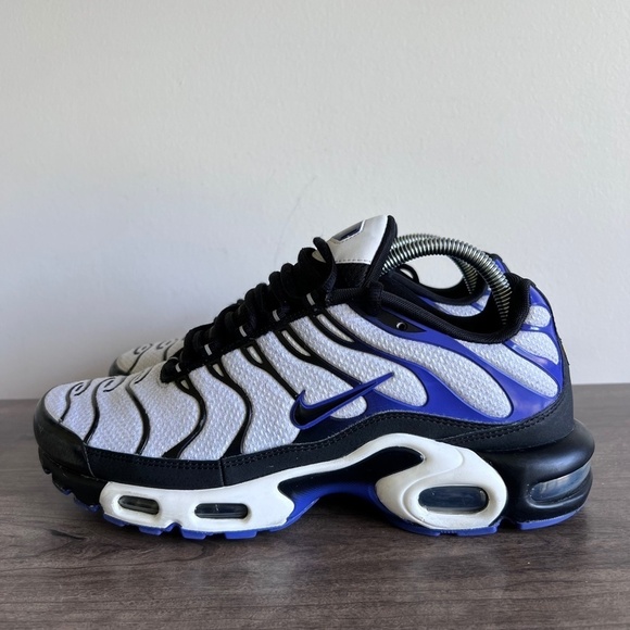 Nike Air Max Plus Black Persian Violet White Men's Shoe Size 9.5 #205 - Picture 6 of 11